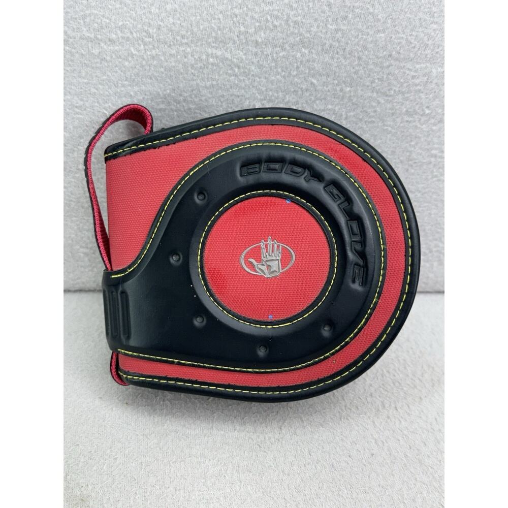 Body Glove Fellowes CD DVD Case Red Black Zipper Disc Storage VTG Y2K